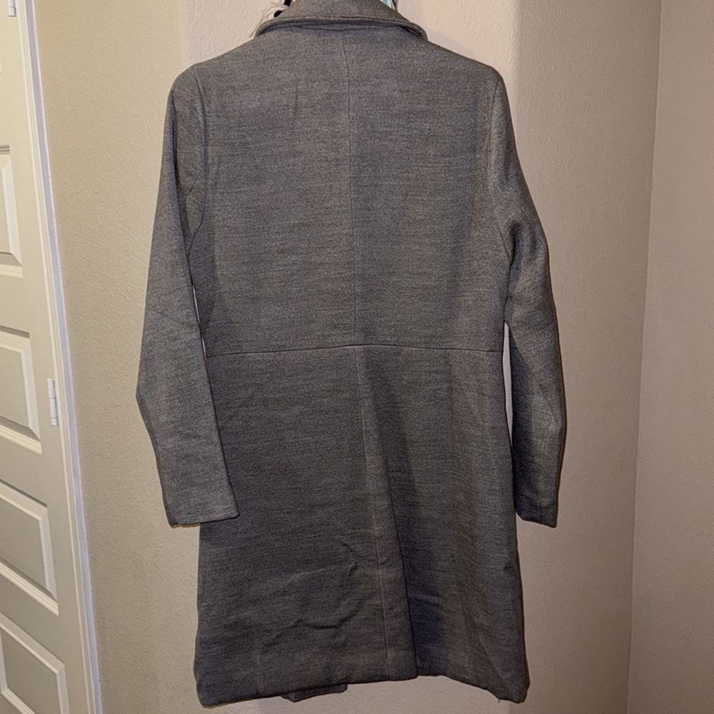 JustFab gray coat medium - Picture 5 of 6